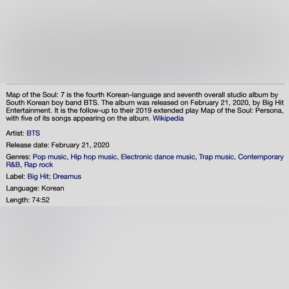 BTS MAP OF THE SOUL - Picture 3 of 5